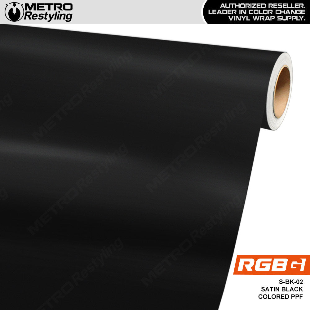 RGBG Satin Black Colored PPF | S-BK-02