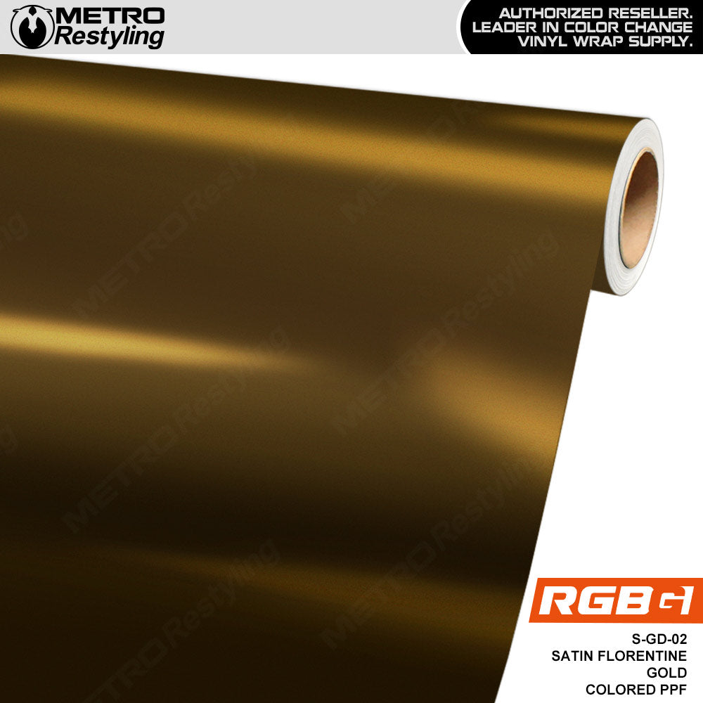 RGBG Satin Florentine Gold Colored PPF | S-GD-02