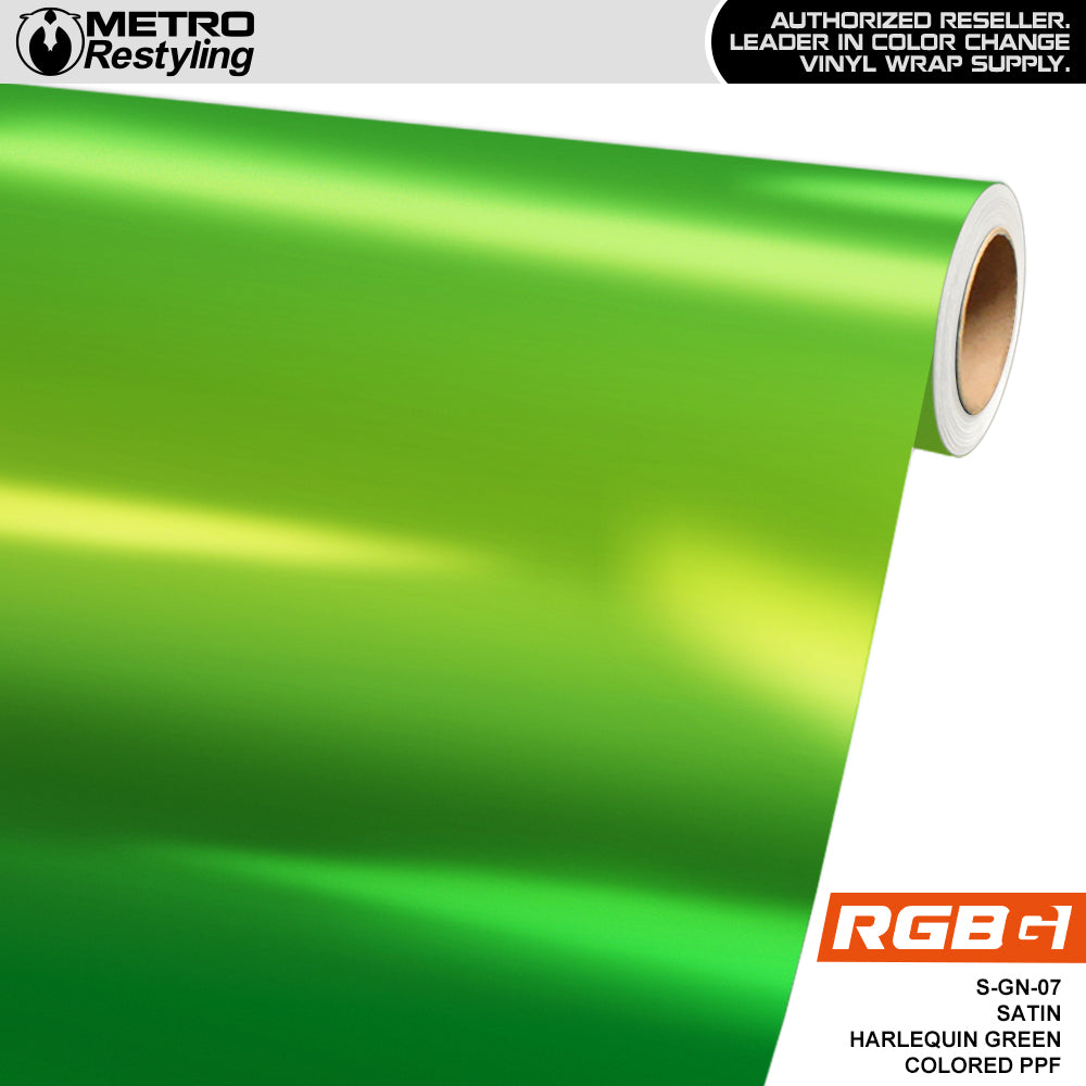 RGBG Satin Harlequin Green Colored PPF