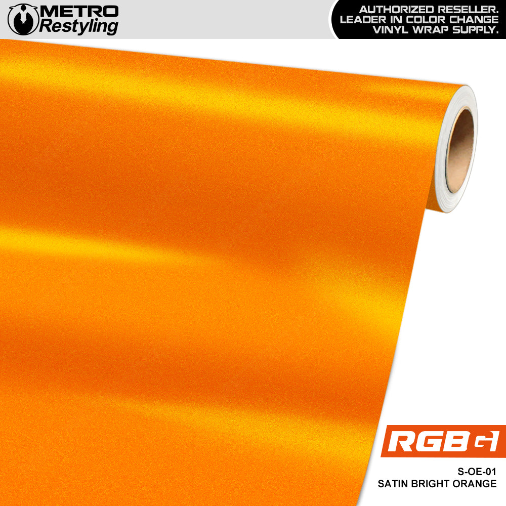RGBG Satin Bright Orange Colored PPF | S-OE-01