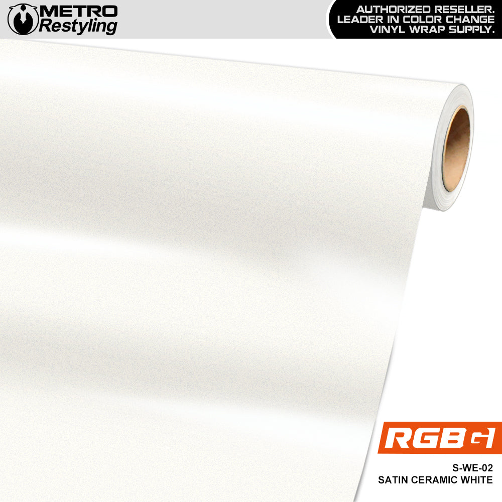 RGBG Satin Ceramic White Colored PPF | S-WE-02