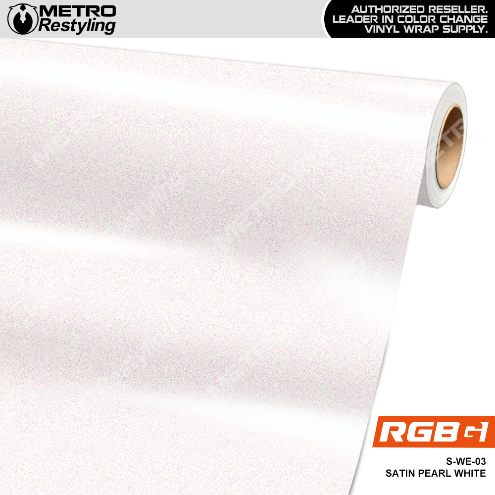 RGBG Satin Pearl White Colored PPF | S-WE-03