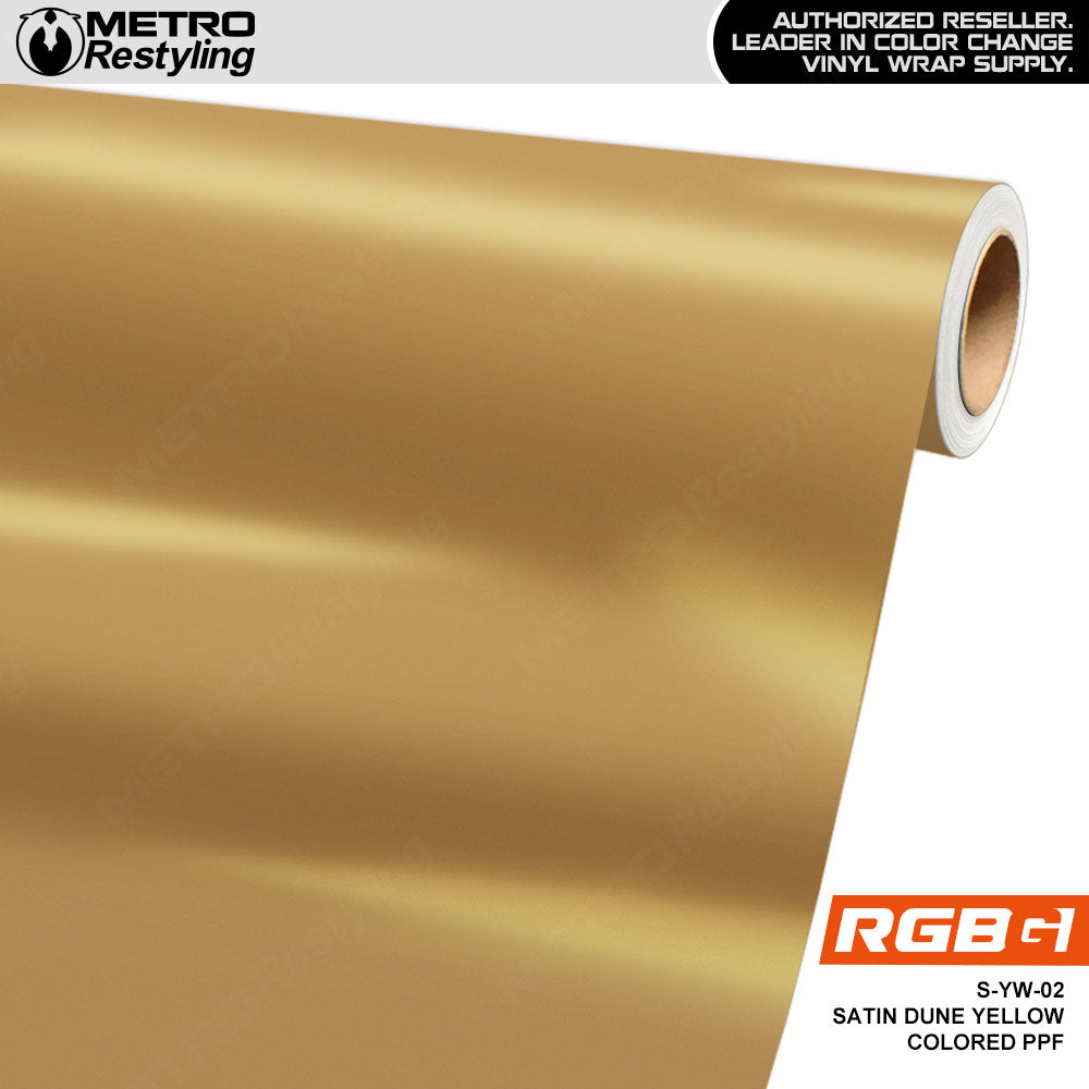 RGBG Satin Dune Yellow Colored PPF | S-YW-02