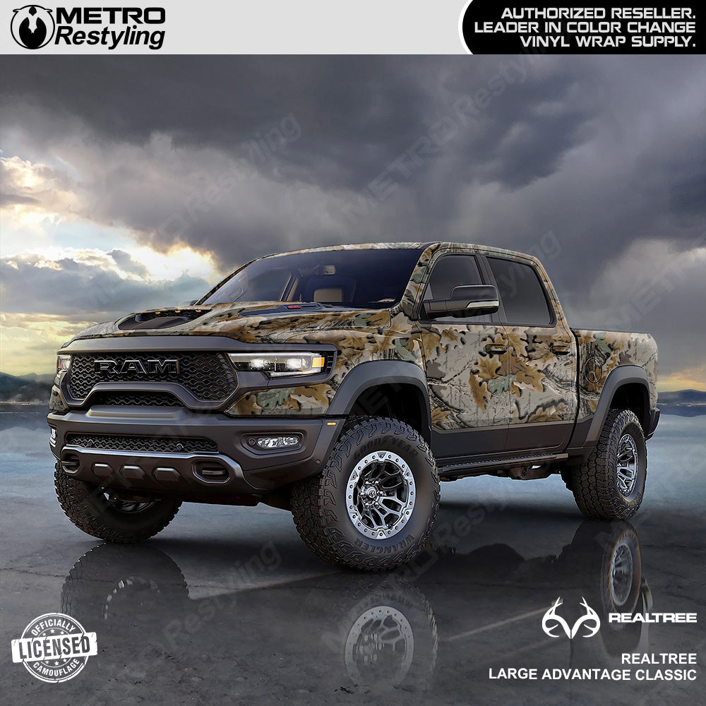 Realtree Large Advantage Classic Camo Truck Wrap Film