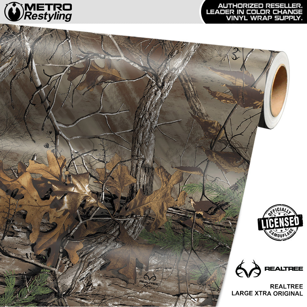 Realtree Large XTRA Original Camouflage Vinyl Wrap Film | CamoWraps
