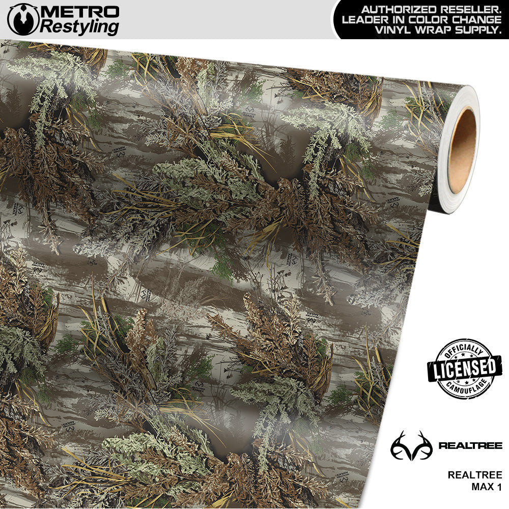 Realtree MAX-1 Camouflage Vinyl Wrap Film
