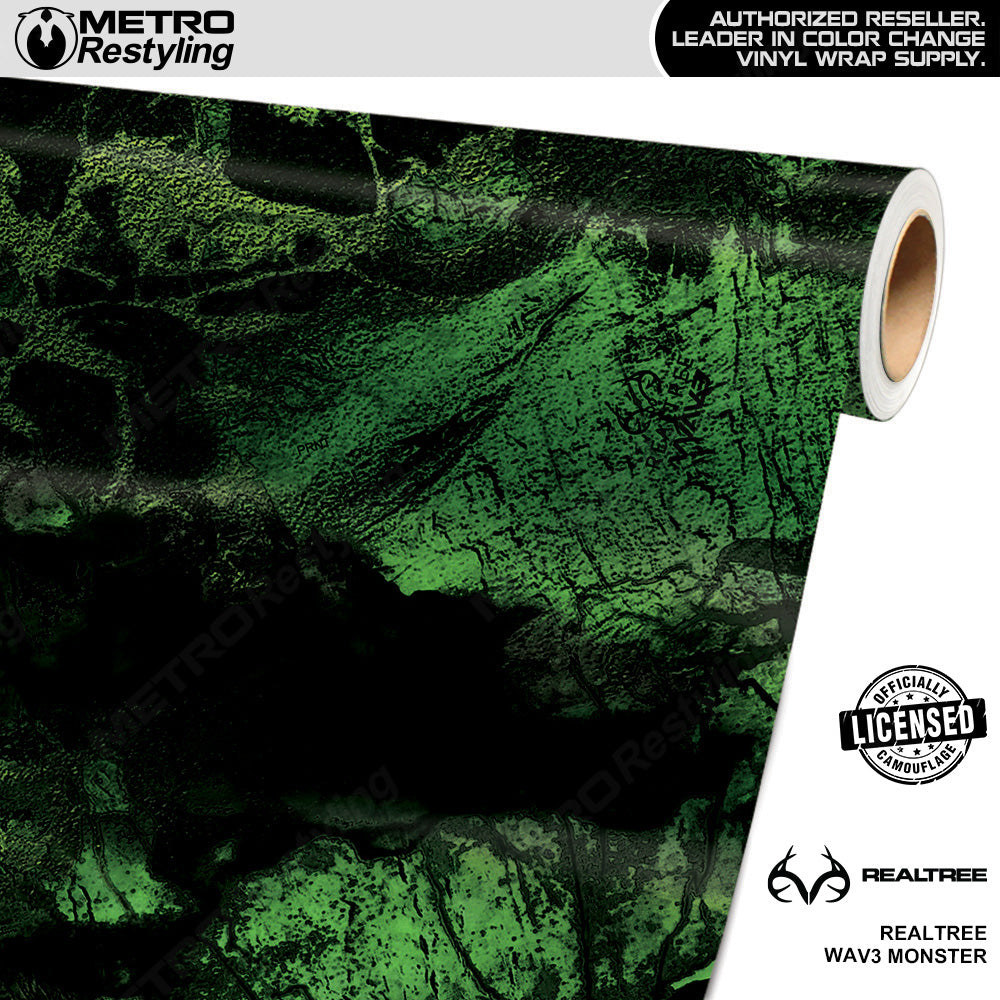 Realtree WAV3 Monster Camo Vinyl Wrap Film