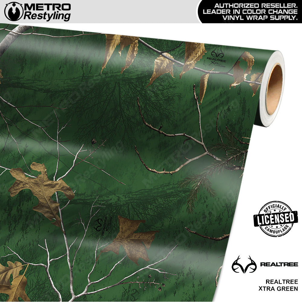 Realtree XTRA Green Camouflage Vinyl Wrap Film