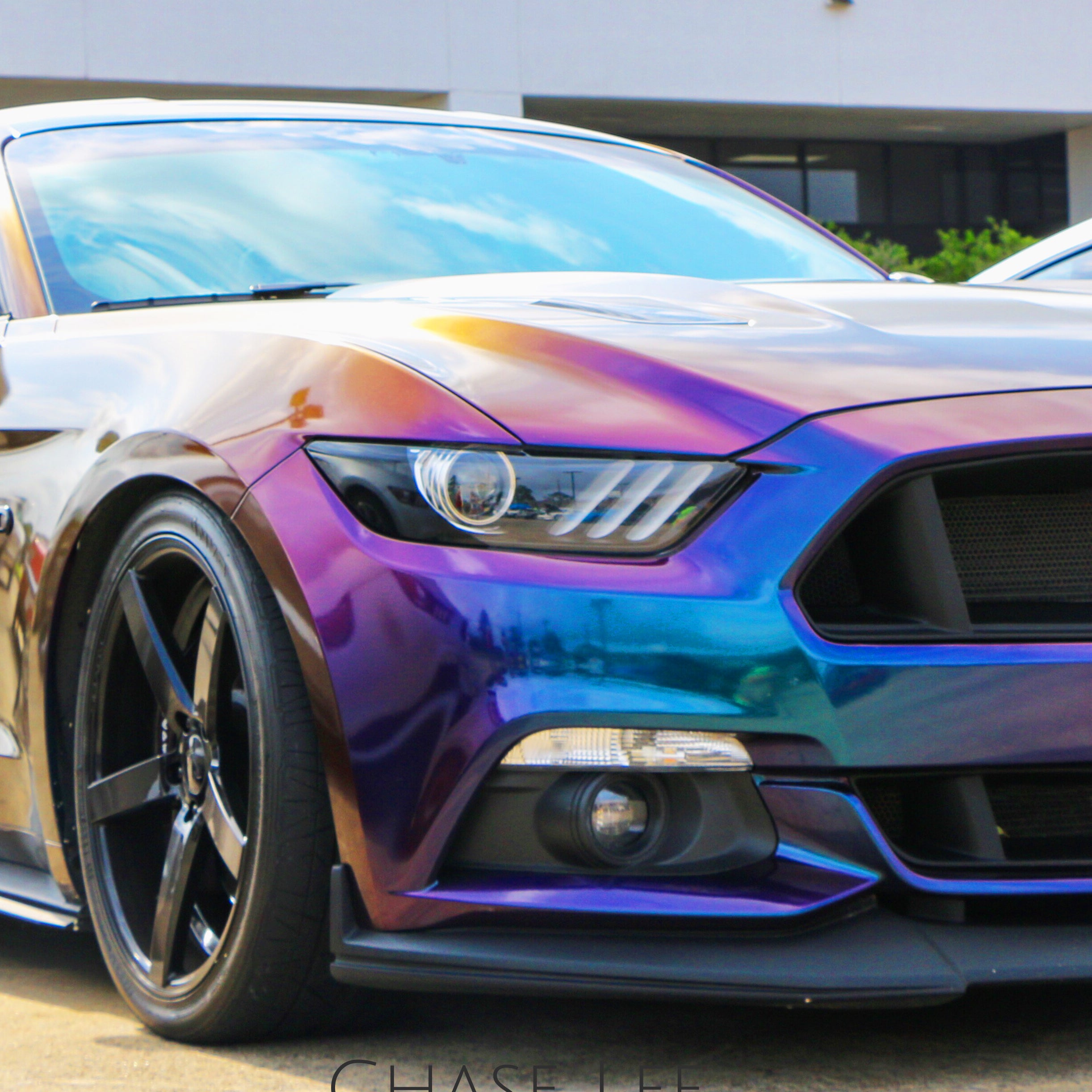 Color Shift Car Wrap