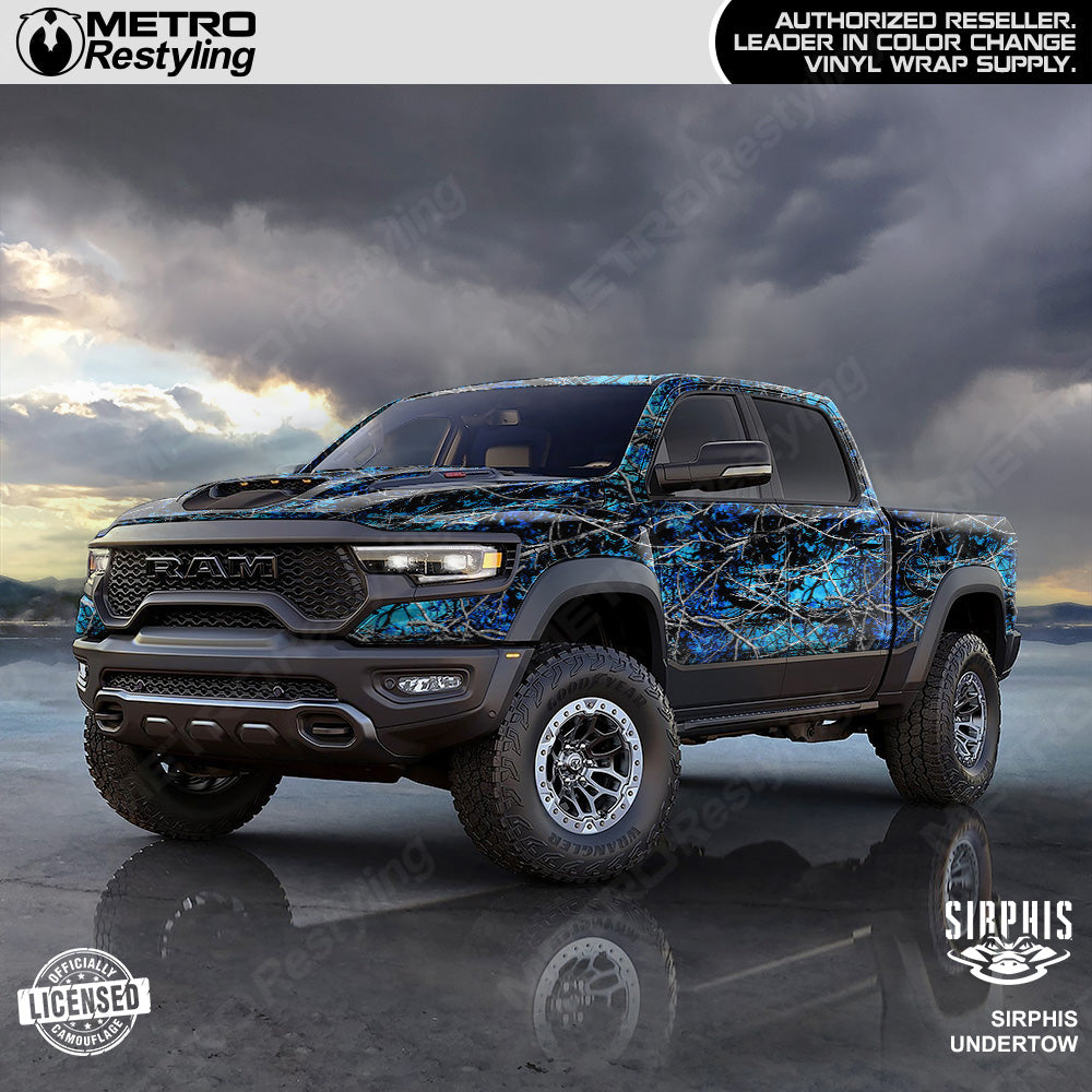 Sirphis Undertow Camouflage Truck Wrap