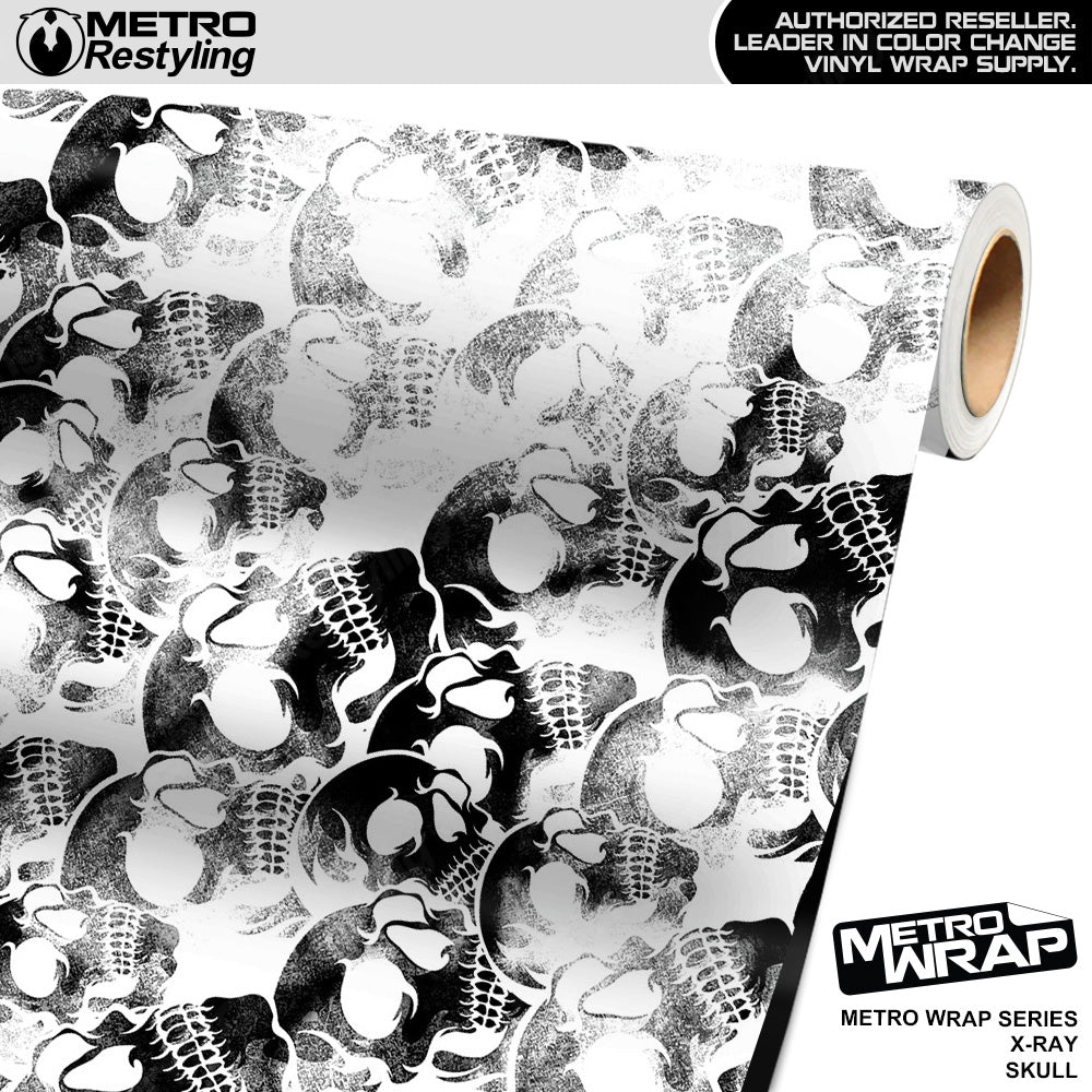 Metro Wrap Skull X-Ray Vinyl Film