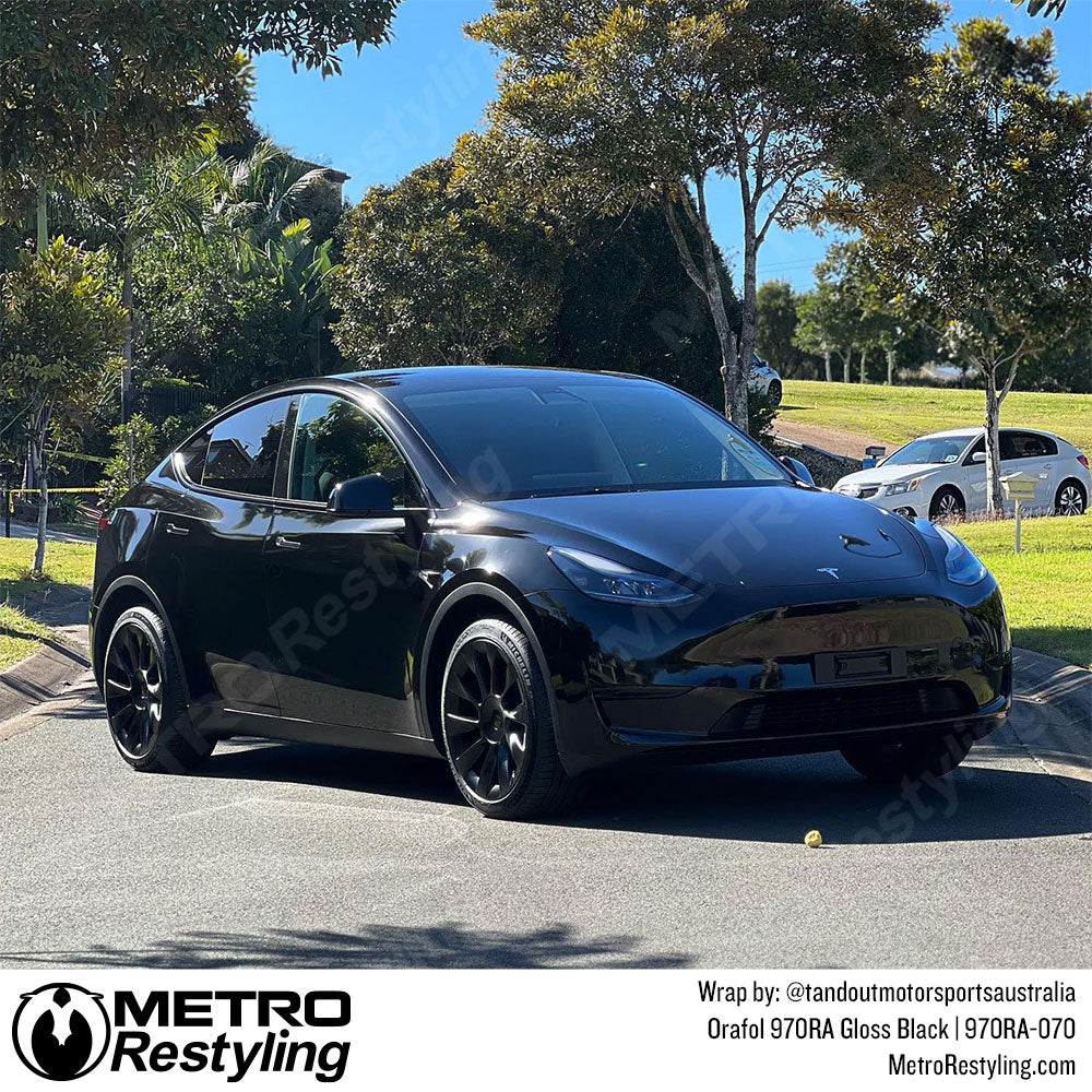 Gloss Black Vinyl Wrap
