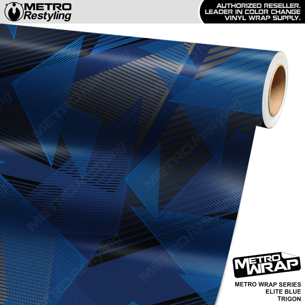 Metro Wrap Trigon Elite Blue Vinyl Film
