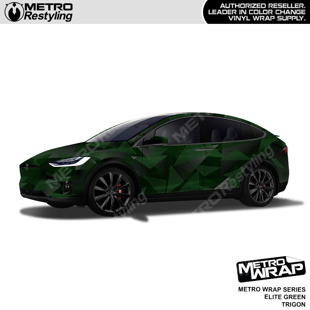 Trigon Elite Green Car Wrap