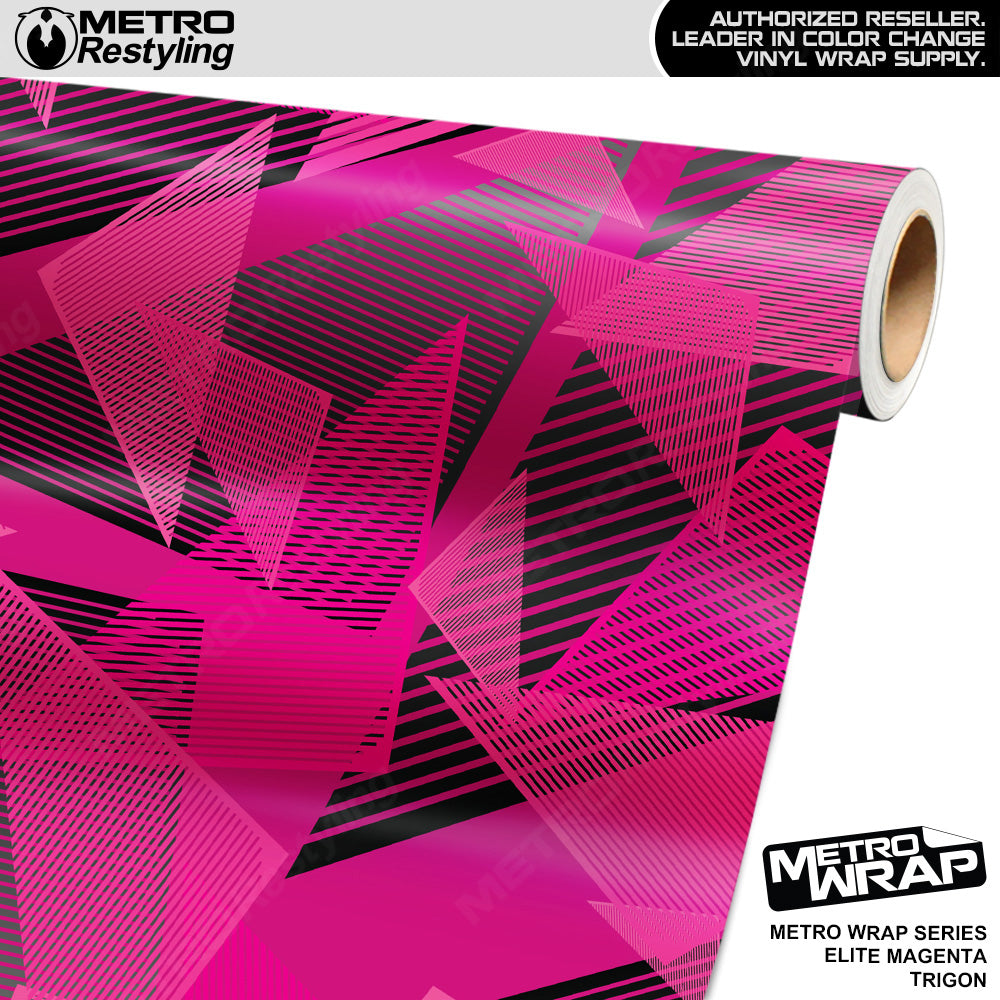 Metro Wrap Trigon Elite Magenta Vinyl Film