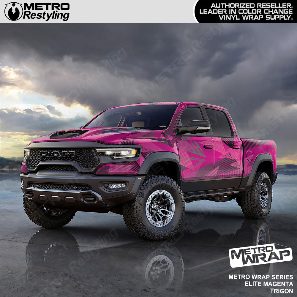 Trigon Elite Magenta Truck Wrap