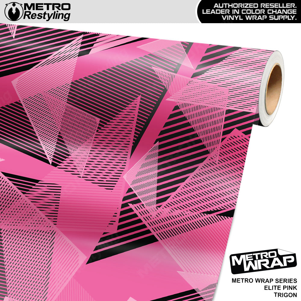 Metro Wrap Trigon Elite Pink Vinyl Film
