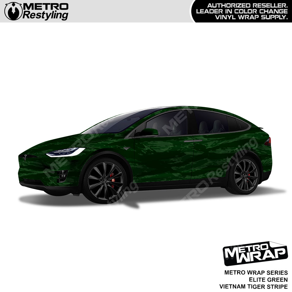 Vietnam Tiger Stripe Elite Green Car Wrap