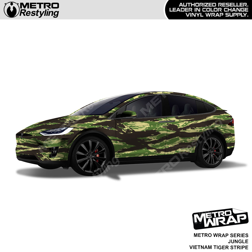 Vietnam Tiger Stripe Jungle Car Wrap