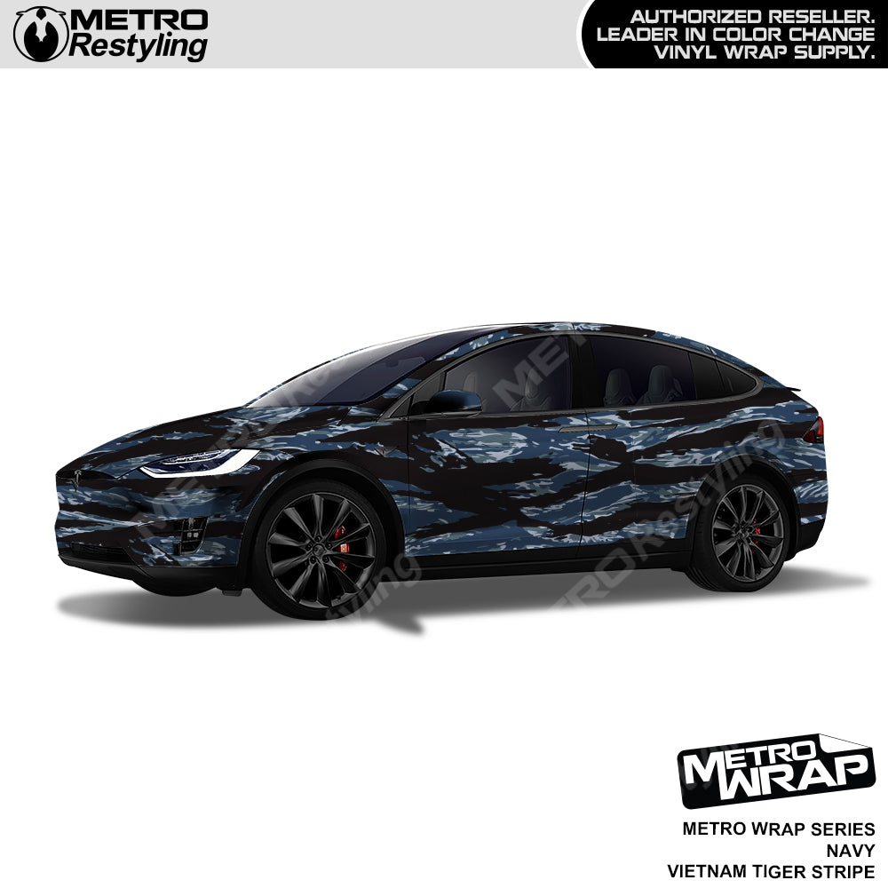 Vietnam Tiger Stripe Navy Car Wrap