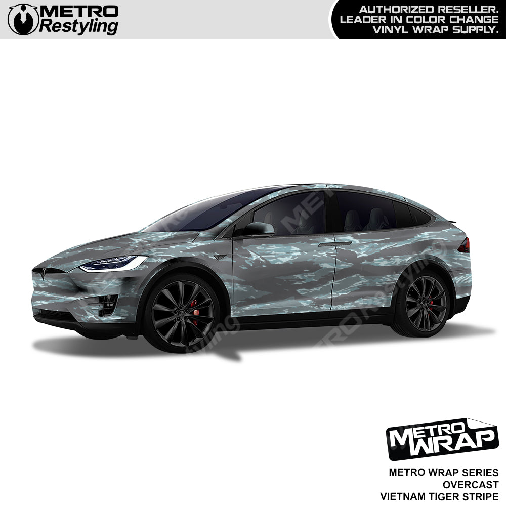 Vietnam Tiger Stripe Overcast Car Wrap