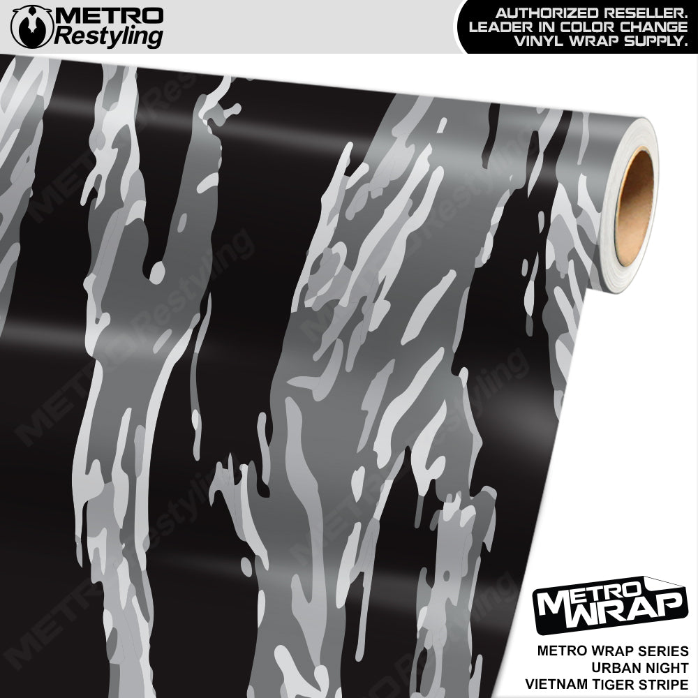 Metro Wrap Vietnam Tiger Stripe Urban Night Vinyl Film
