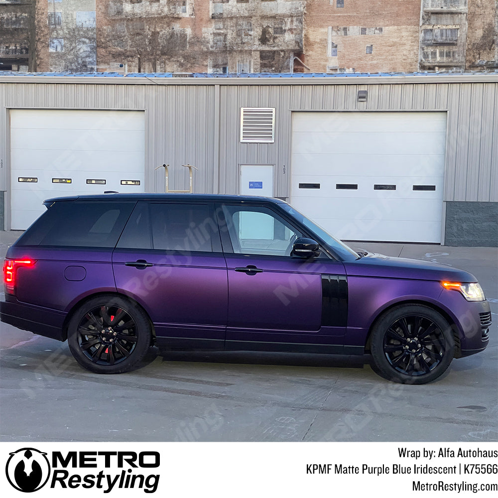 Matte Purple Blue Iridescent Wrap