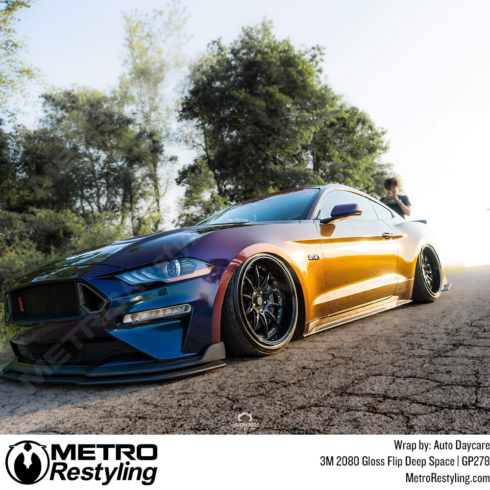 Multicolor Mustang Wrap