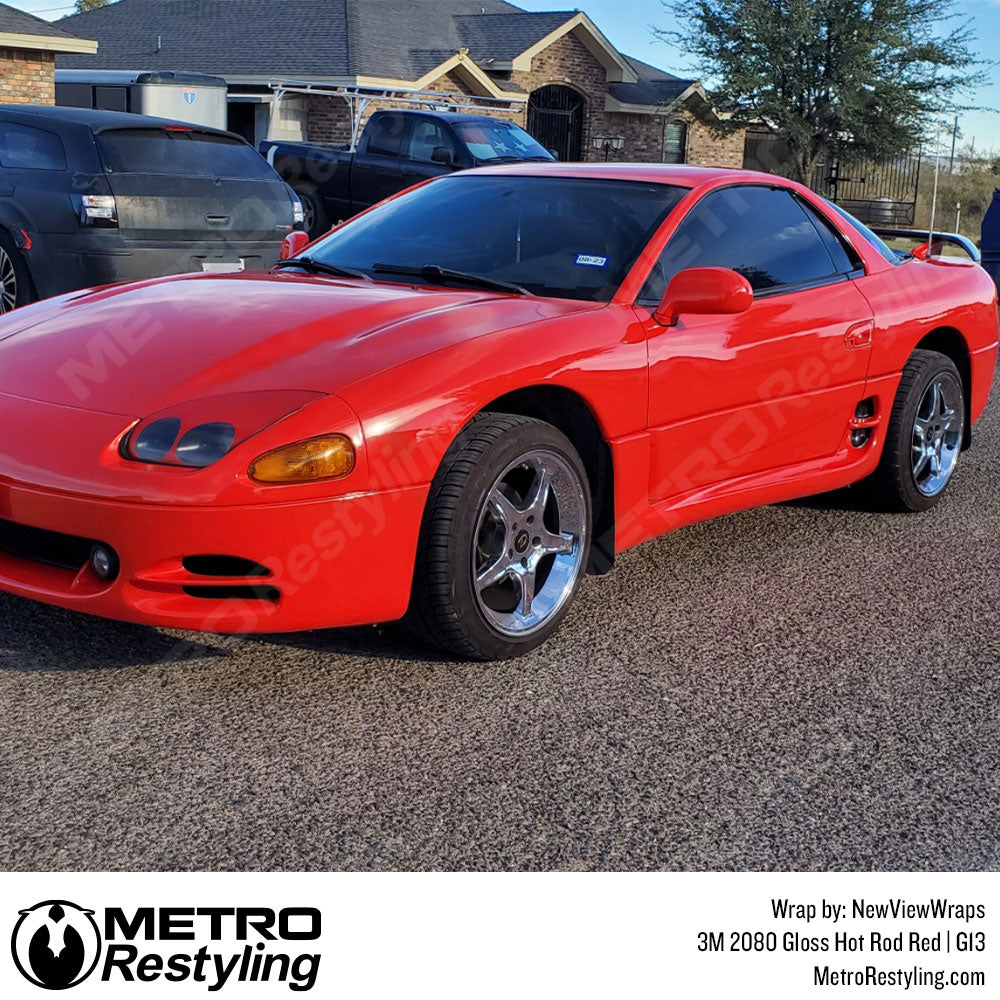 red vinyl wrap