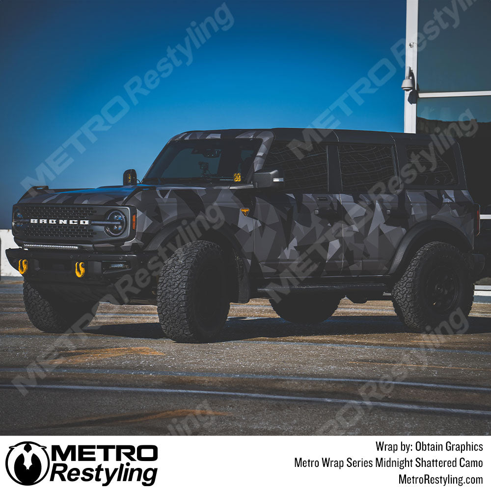 ford bronco wrapped in vinyl