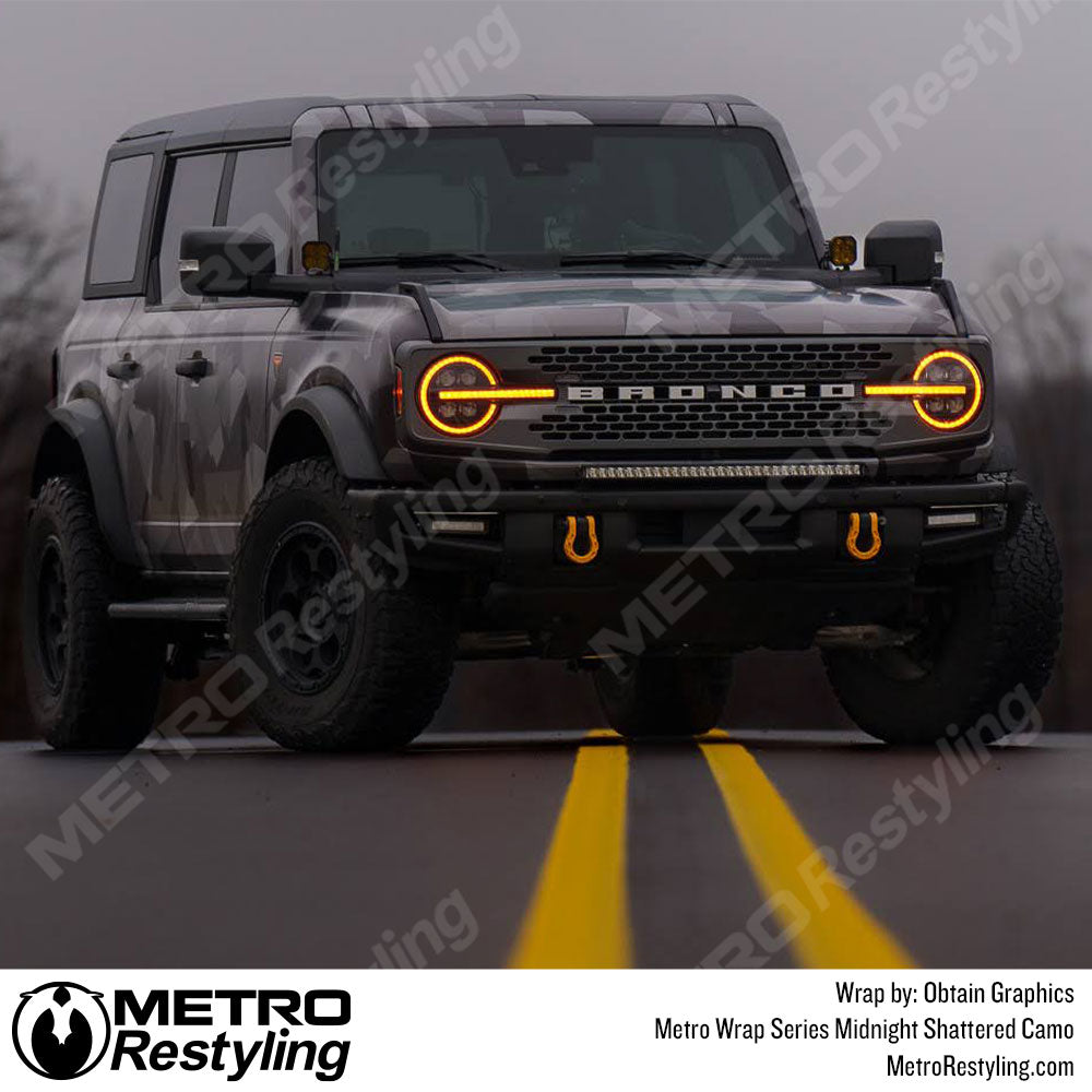 shattered vinyl film