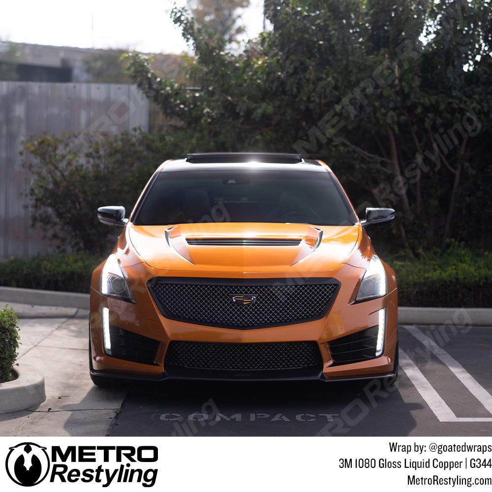 Orange Cadillac Wrap
