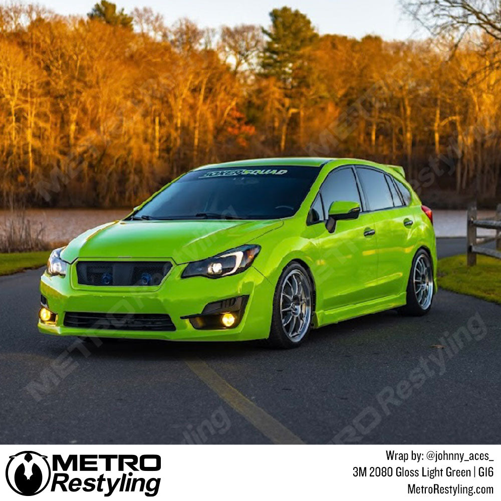 Green Subaru