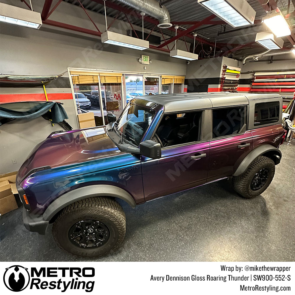 gloss roaring thunder bronco vinyl