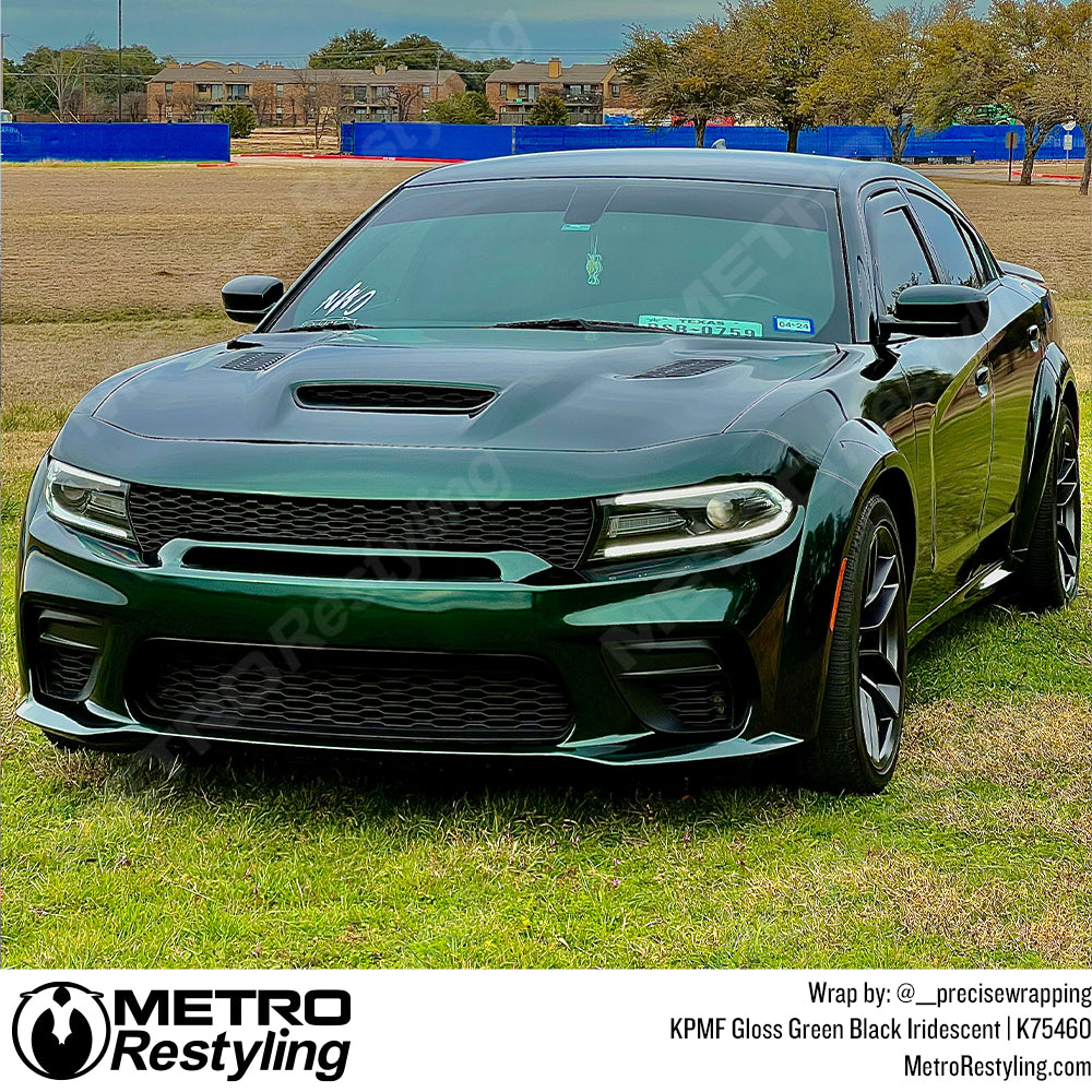 Gloss Green Black Wrap