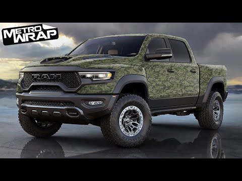 Metro Wrap Large Classic Red Tiger Camouflage Vinyl Film