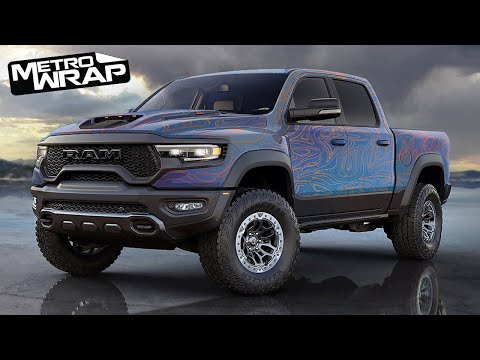 Metro Wrap Damascus Tiffany Blue Camouflage Vinyl Film
