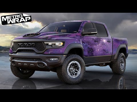 Metro Wrap Purple Nebula Galaxy Vinyl Film
