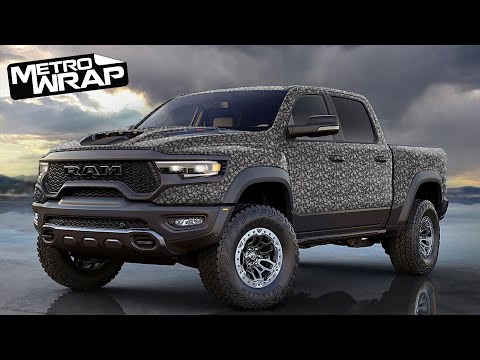 Mini Bandana Tiffany Blue Black Truck Wrap