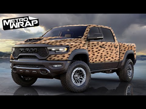 Metro Wrap Leopard Animal Print Vinyl Film