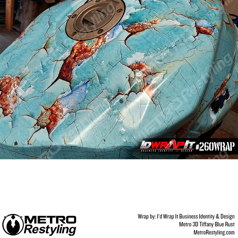 3D Tiffany Blue Rust