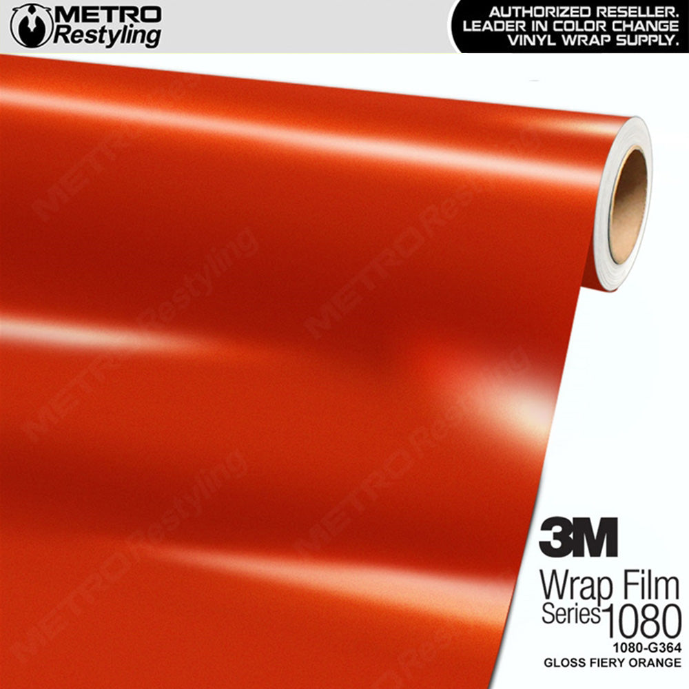 3M Gloss Fiery Orange Vinyl Wrap