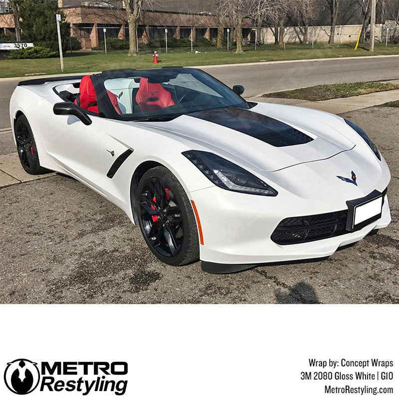 gloss white 3M wrap
