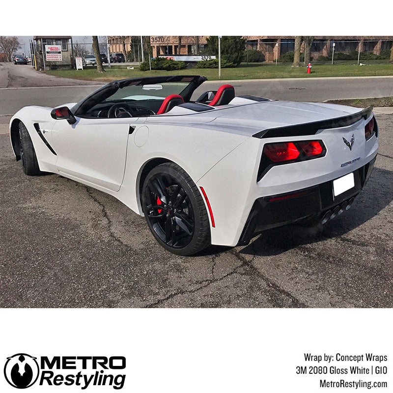 Glossy White Car Wrap