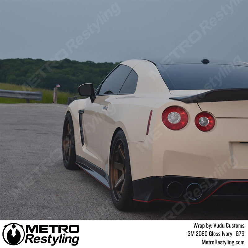3M 2080 Gloss Light Ivory Vinyl Wrap