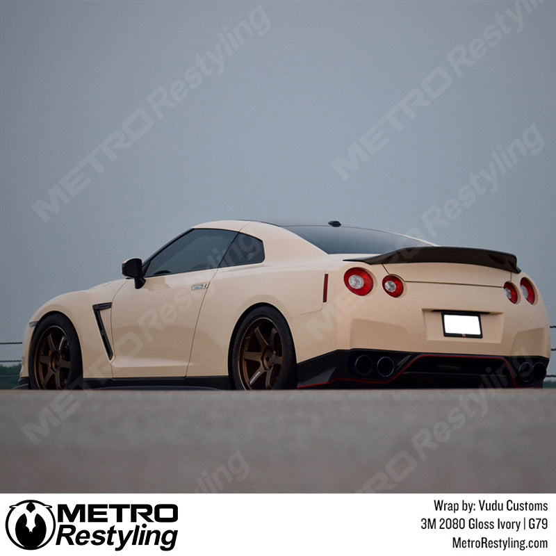 3M 2080 Gloss Light Ivory Vinyl Wrap