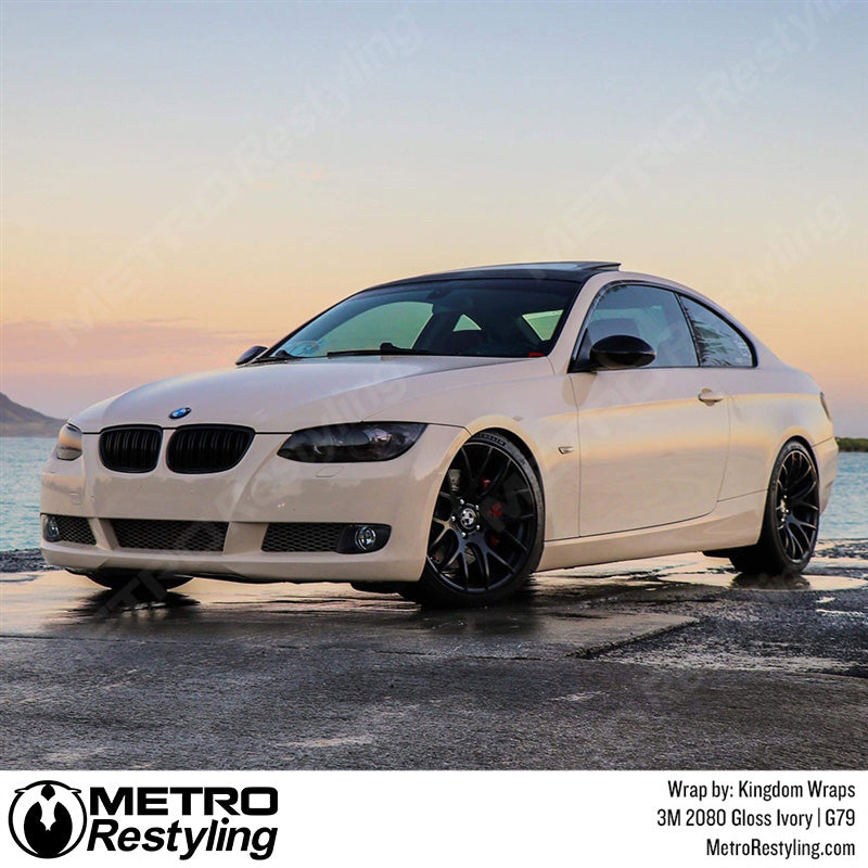 3M 2080 Gloss Light Ivory Vinyl Wrap