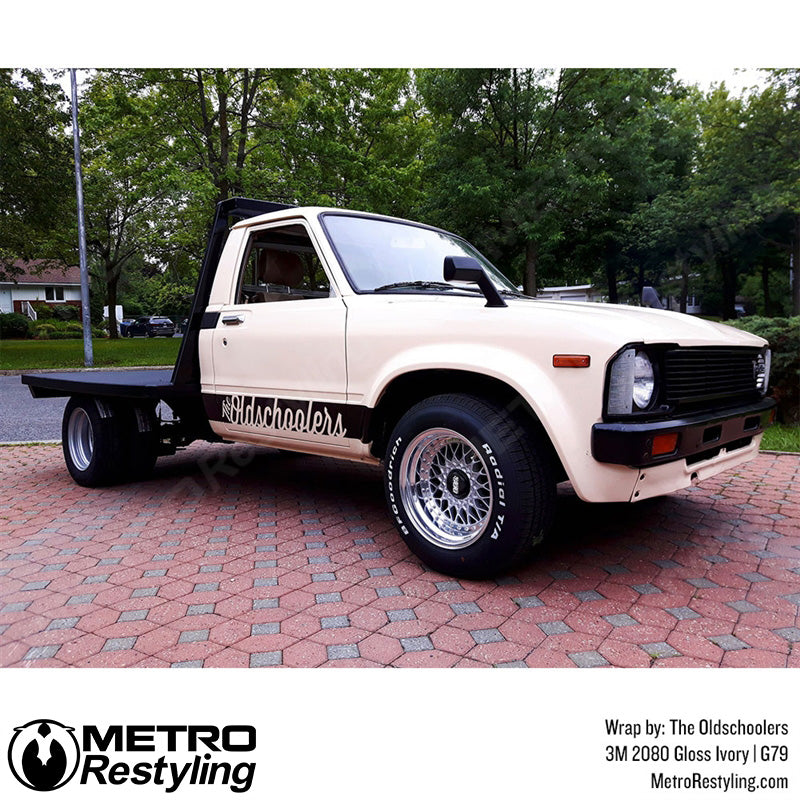 3M 2080 Gloss Light Ivory Vinyl Wrap