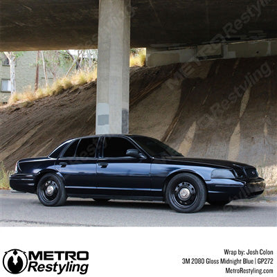 Glossy Blue vinyl wrap