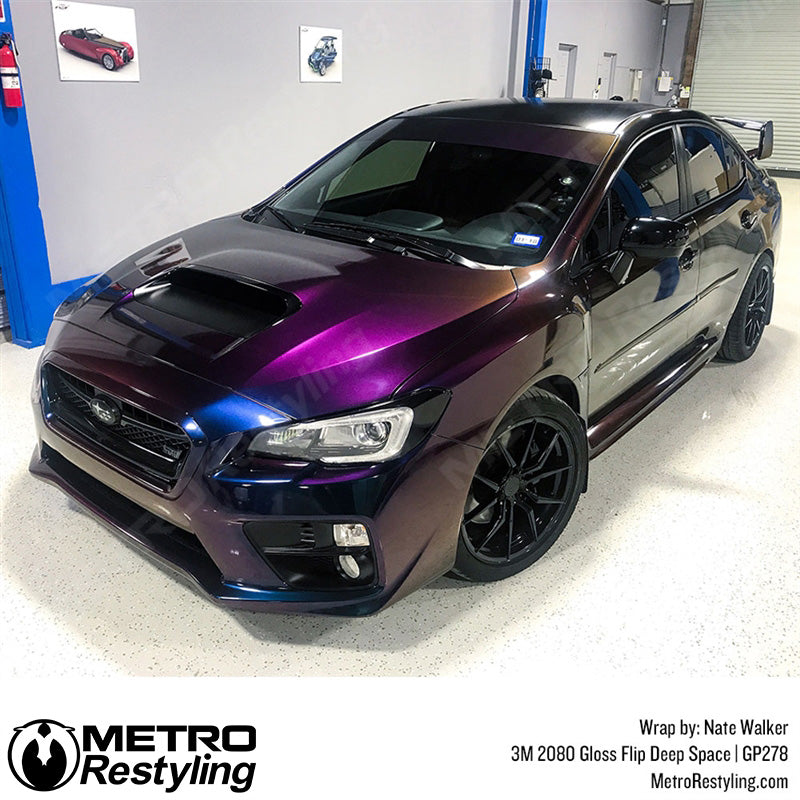 3M 2080 Gloss Flip Deep Space Vinyl Wrap